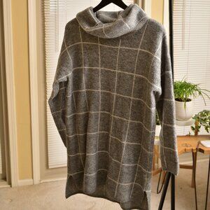 grey sweater tunic